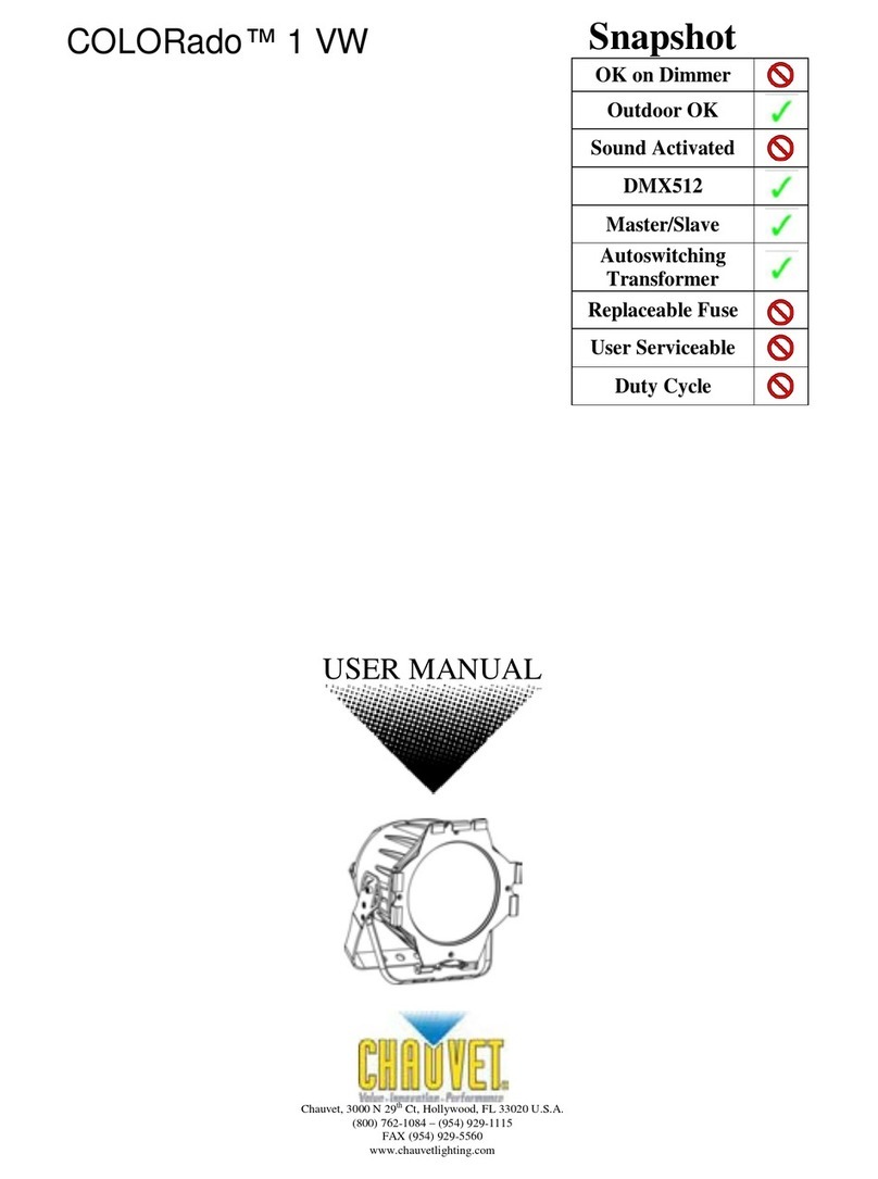 Chauvet COLORado 1 VW user guide