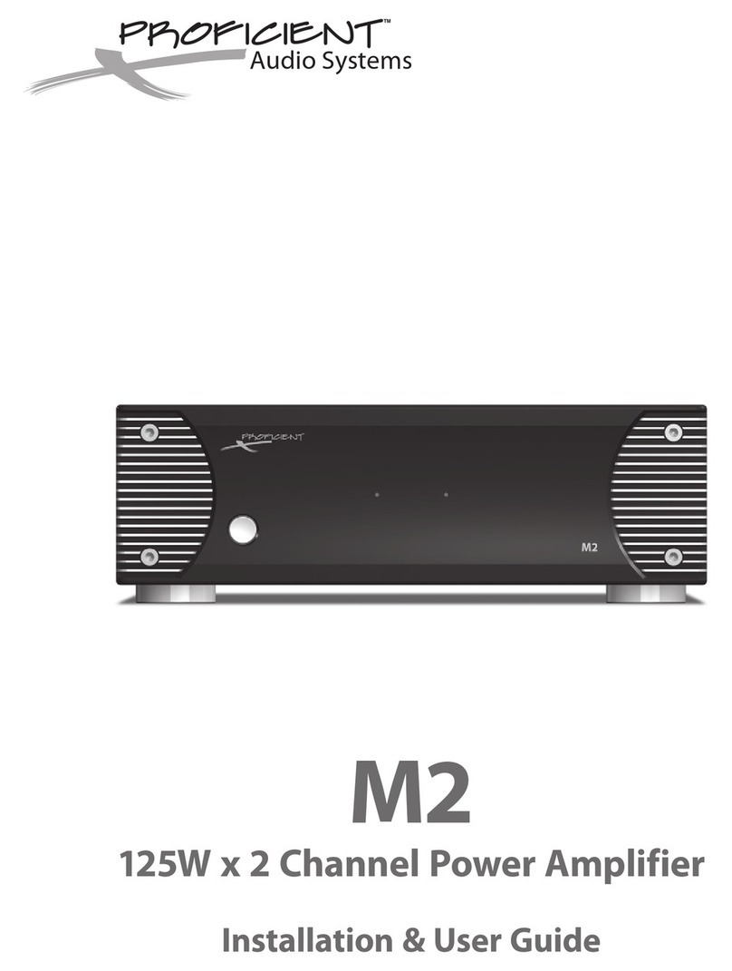 Proficient Audio Systems M2 Installation & user guide