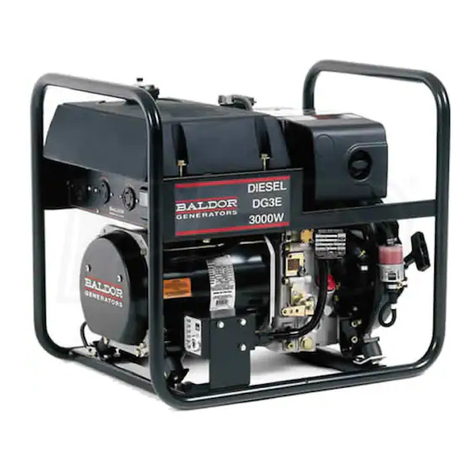 Baldor DG3E Installation & operating manual