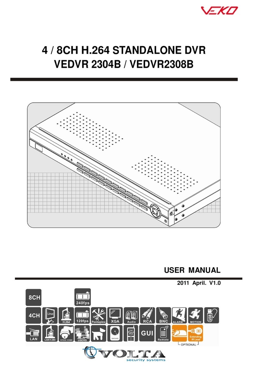 VOLTA VEDVR 2304B user manual