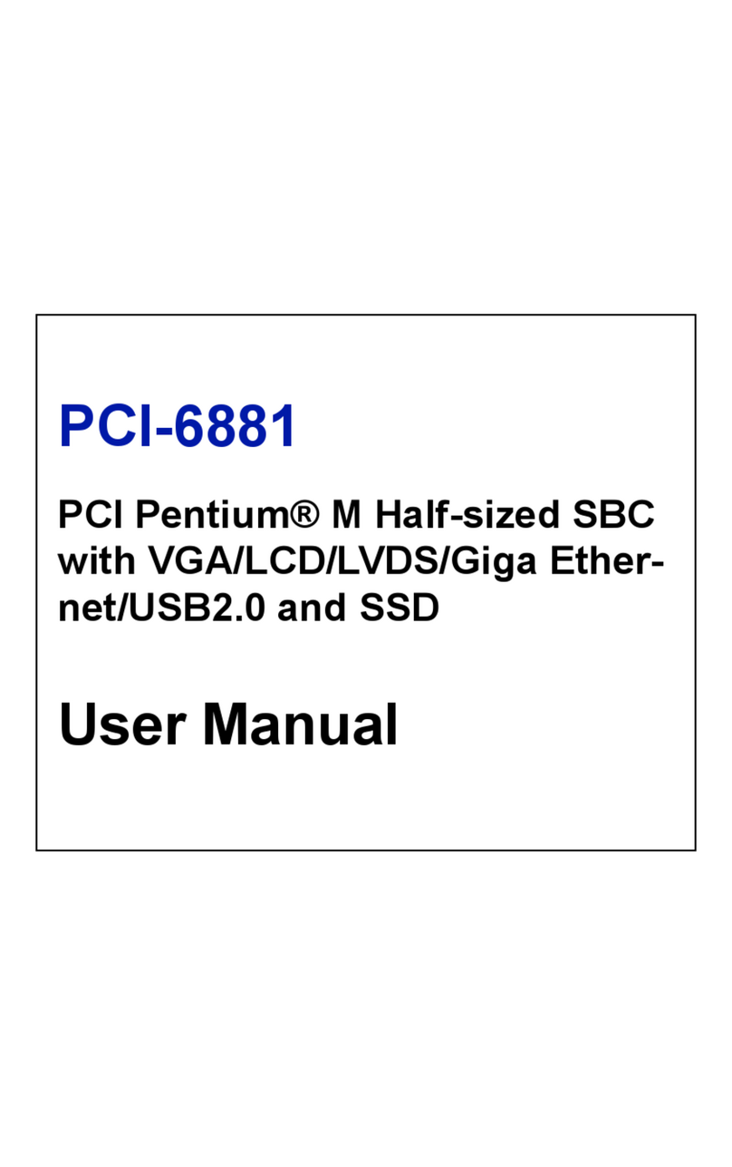 Advantech PCI-6881 Series User manual