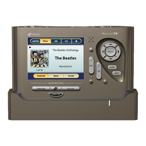 Niles iREMOTE TS Quick install guide