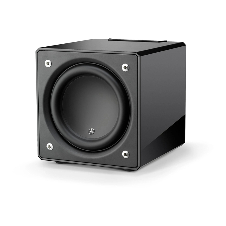 JL Audio e110 owner's manual