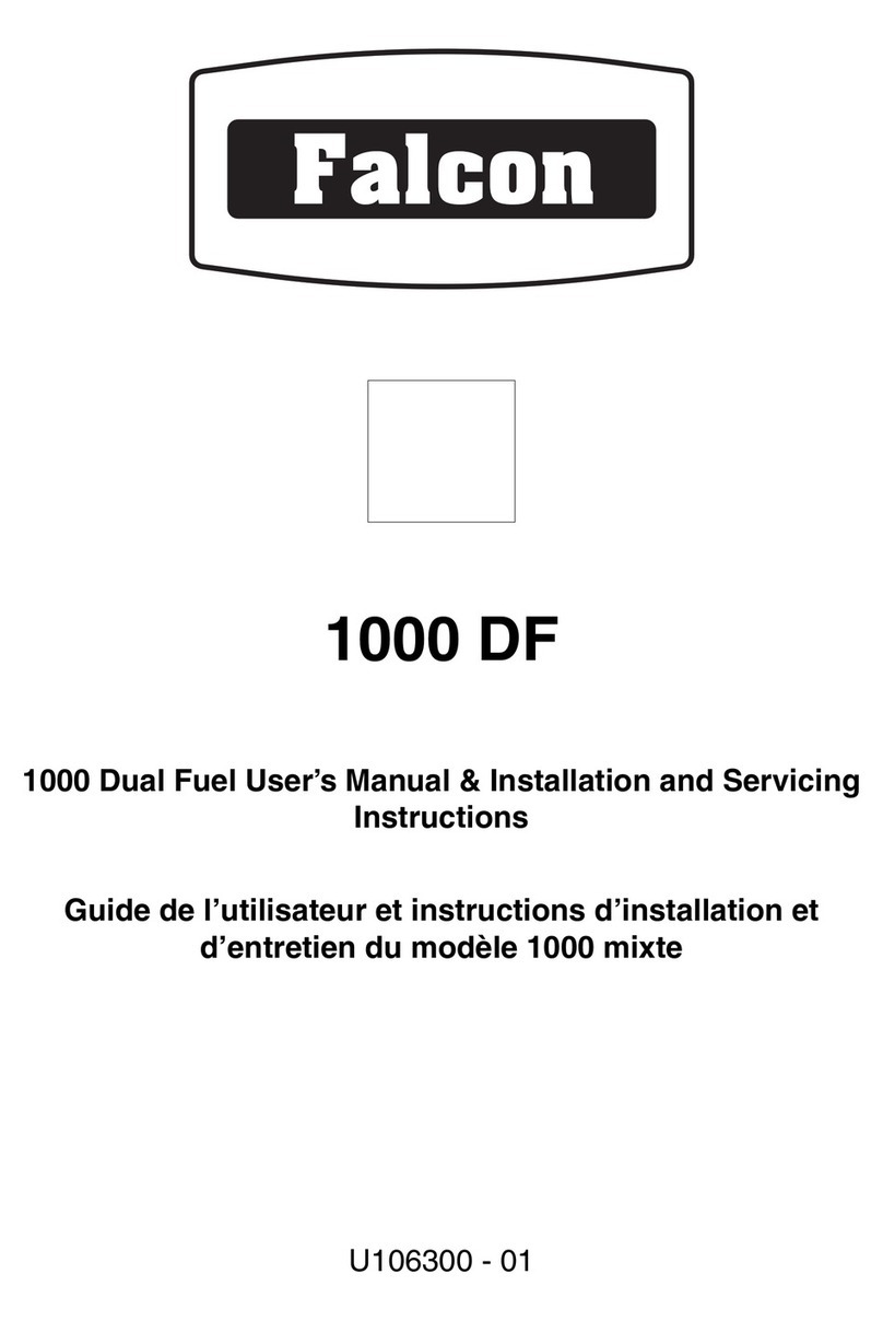 Falcon 1000 DF User's manual & installation and servicing instructions