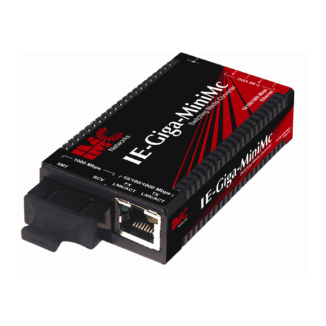 IMC Networks IE-Giga-MiniMc Operation manual IMC Networks IE-Giga-MiniMc Operation manual