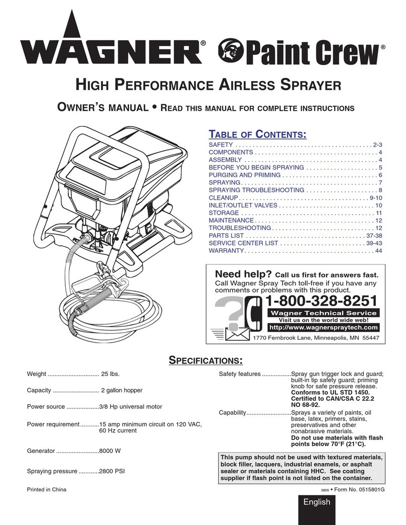 WAGNER Paint Crew User manual