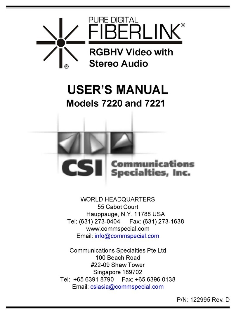 Fiberlink 7220 user manual