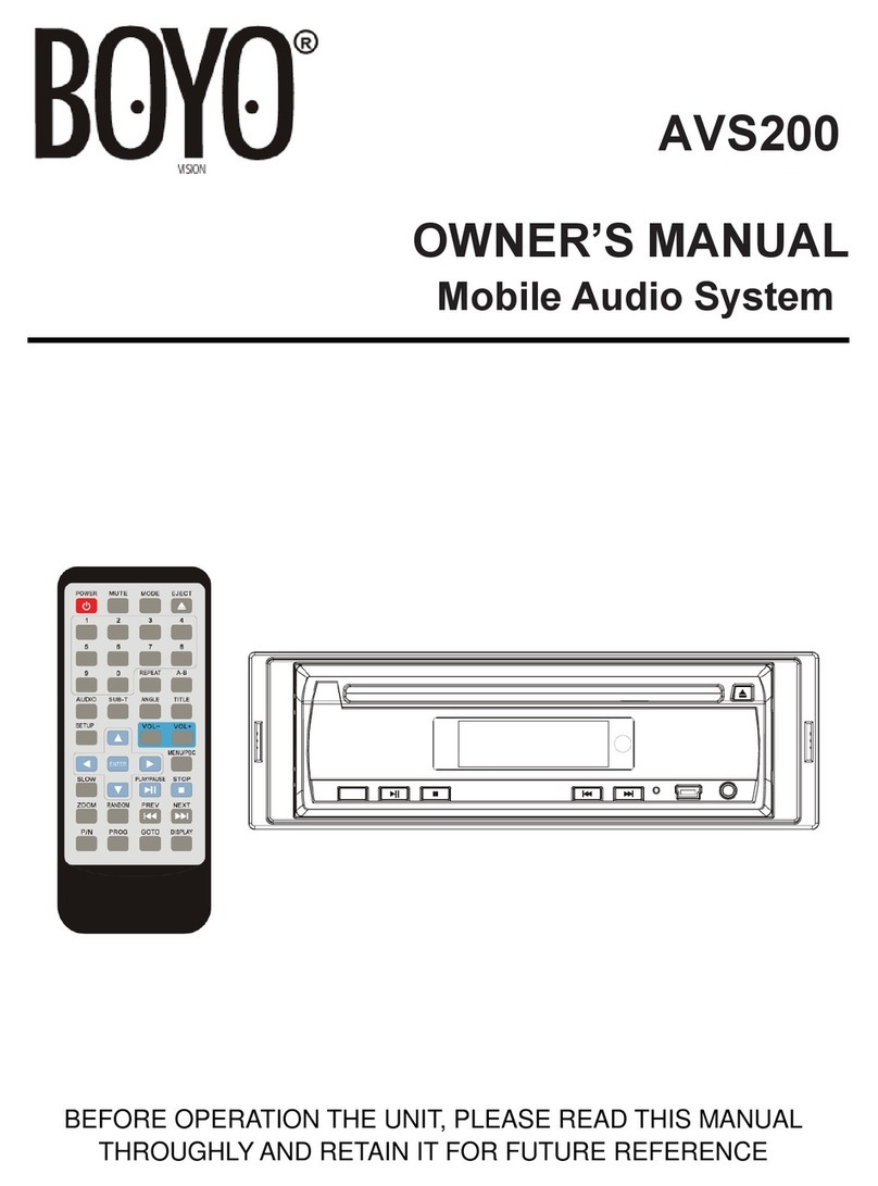 Boyo AVS2 00 owner's manual
