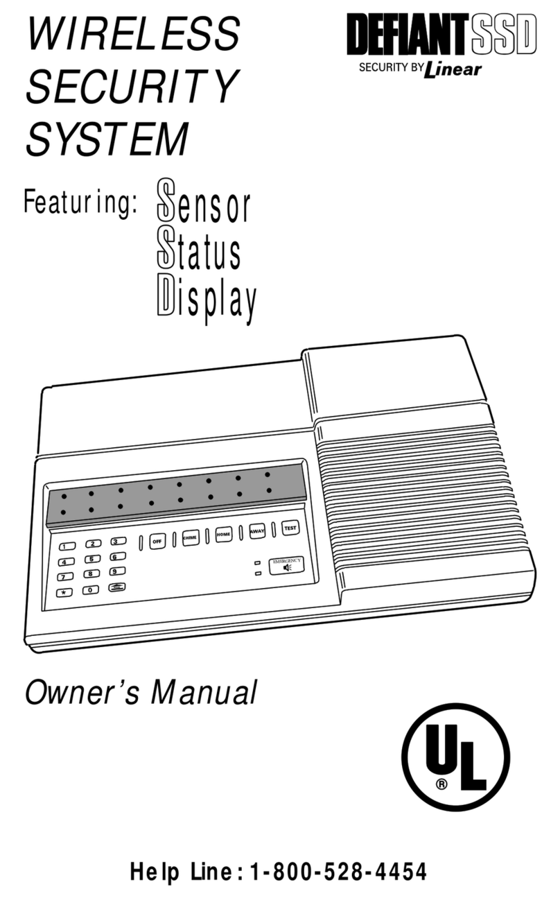 Linear DEFIANT SSD User manual