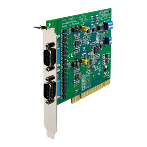 Advantech PCI-COMM Series User manual Advantech PCI-COMM Series User manual
