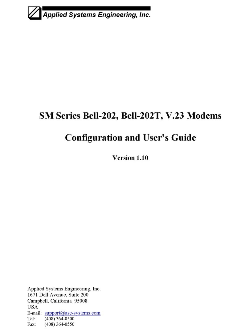 Applied Systems Engineering Bell-202 Configuration and user's guide