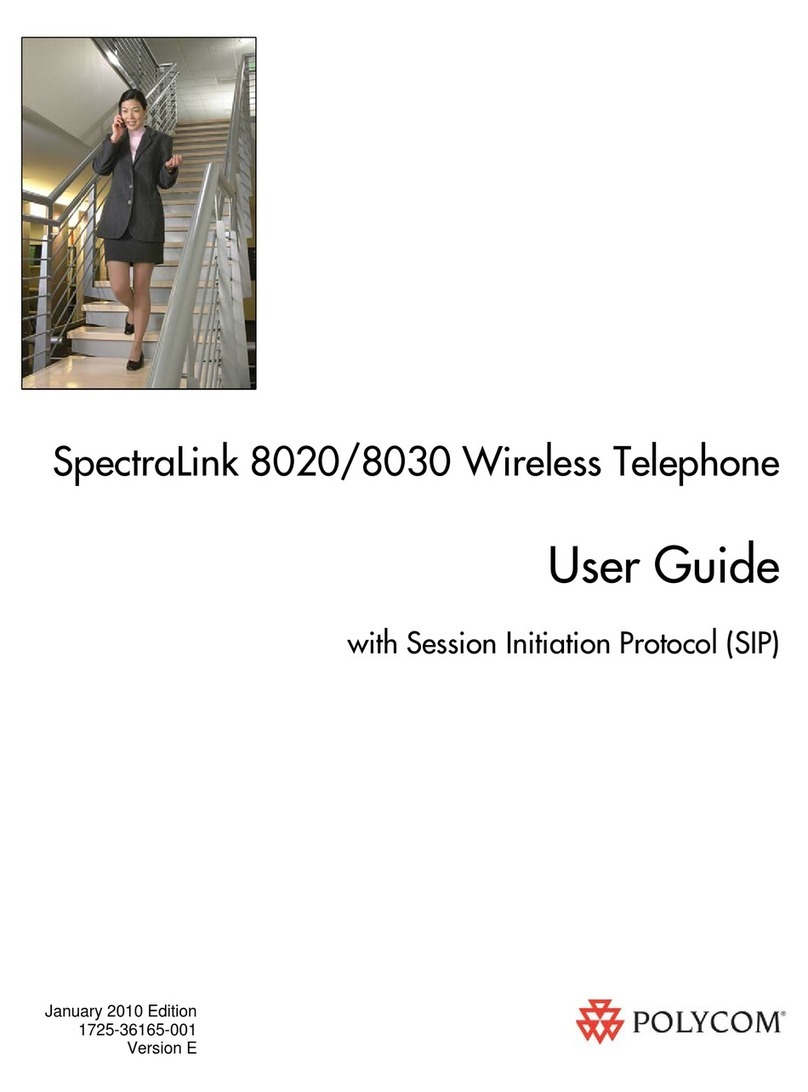 Polycom SpectraLink 8020 user guide