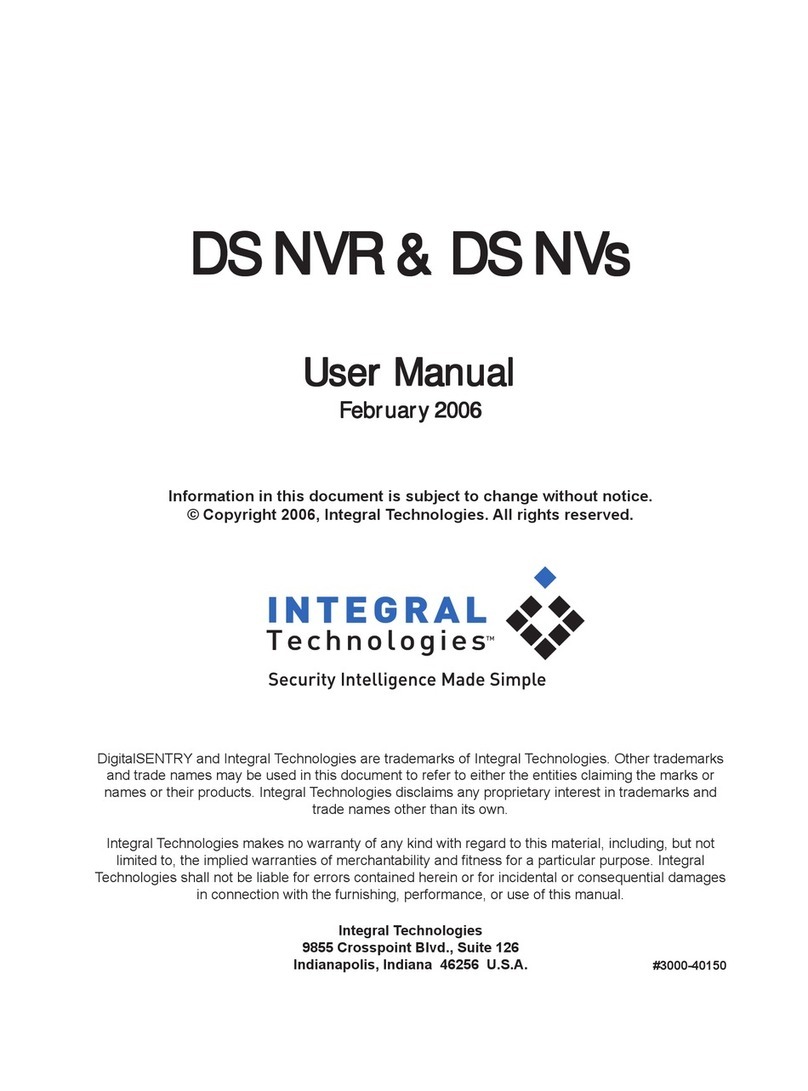 Integral Technologies DS NVR user manual