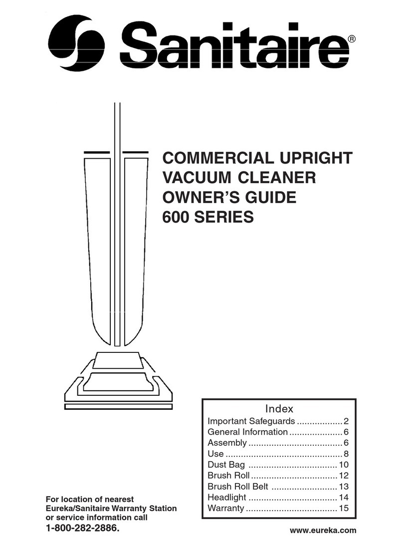 Sanitaire 600 Series User manual