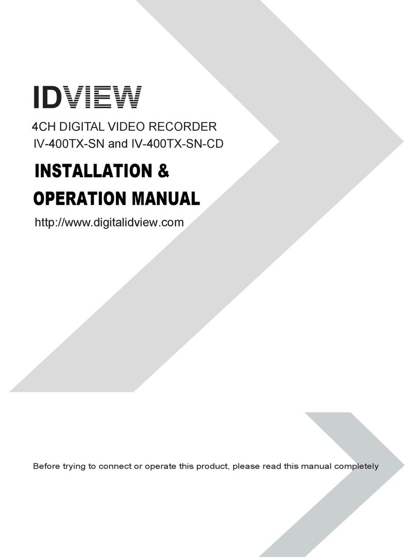 ID View IV-400TX-SN User manual
