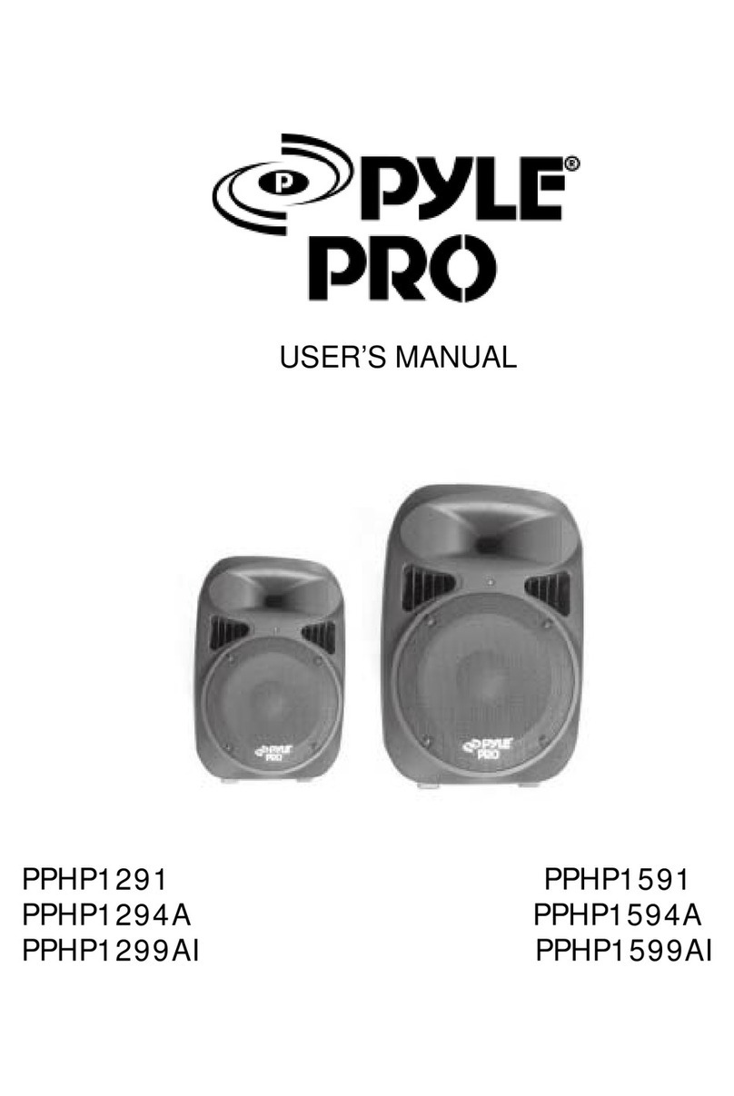 Pyle Pro PPHP1291 user manual