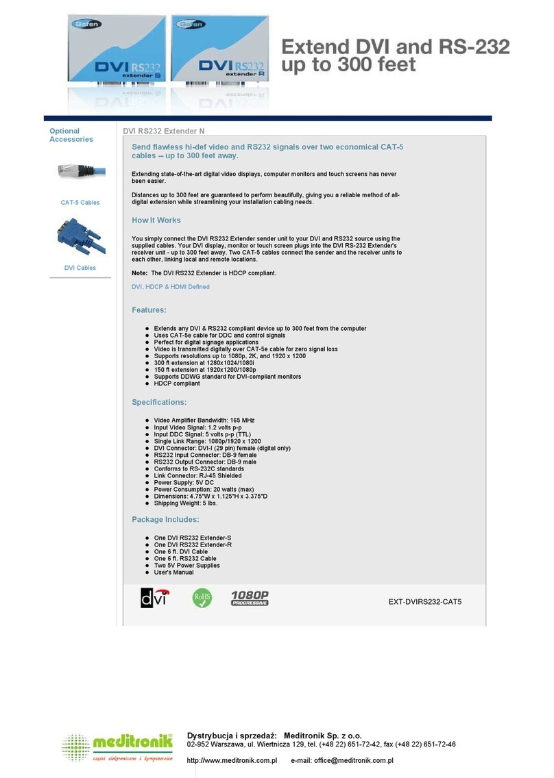 Gefen RS-232 User manual