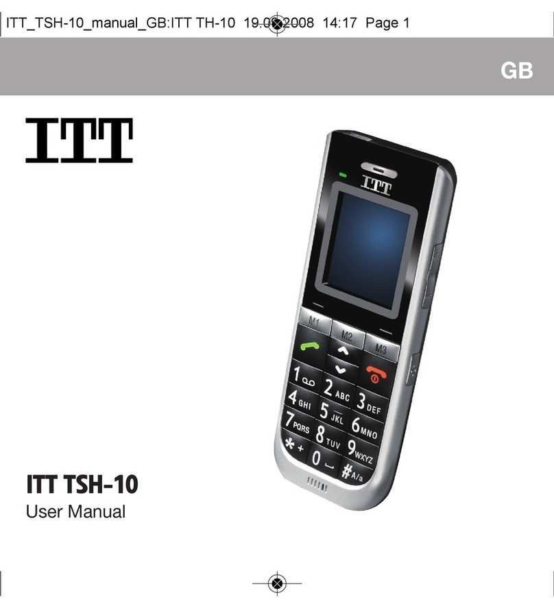 ITT TSH-10 user manual