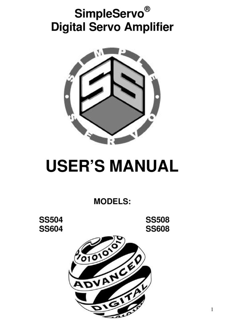 Advanced Digital SimpleServo SS504 user manual