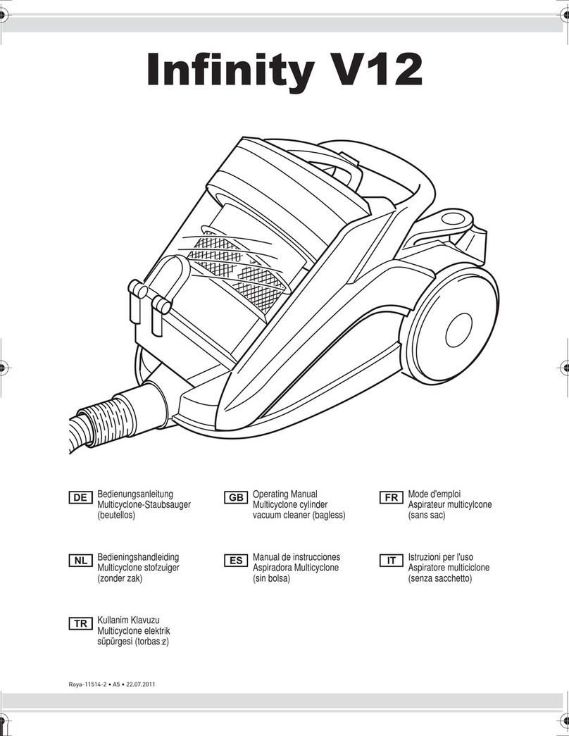 Infinity V12 operating manual