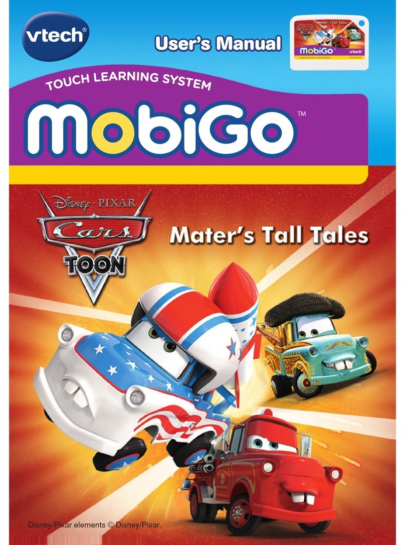 V-tech MobiGo  Game Storage User manual