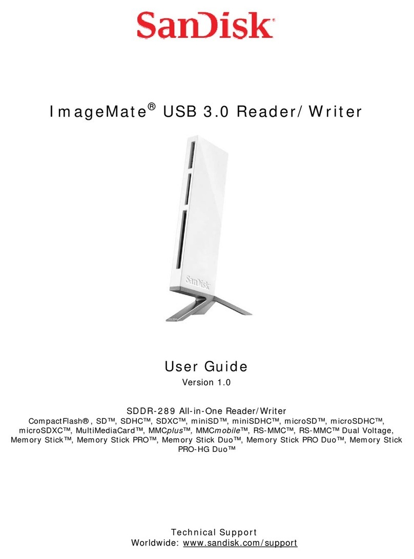 SanDisk ImageMate SDDR-289 user guide