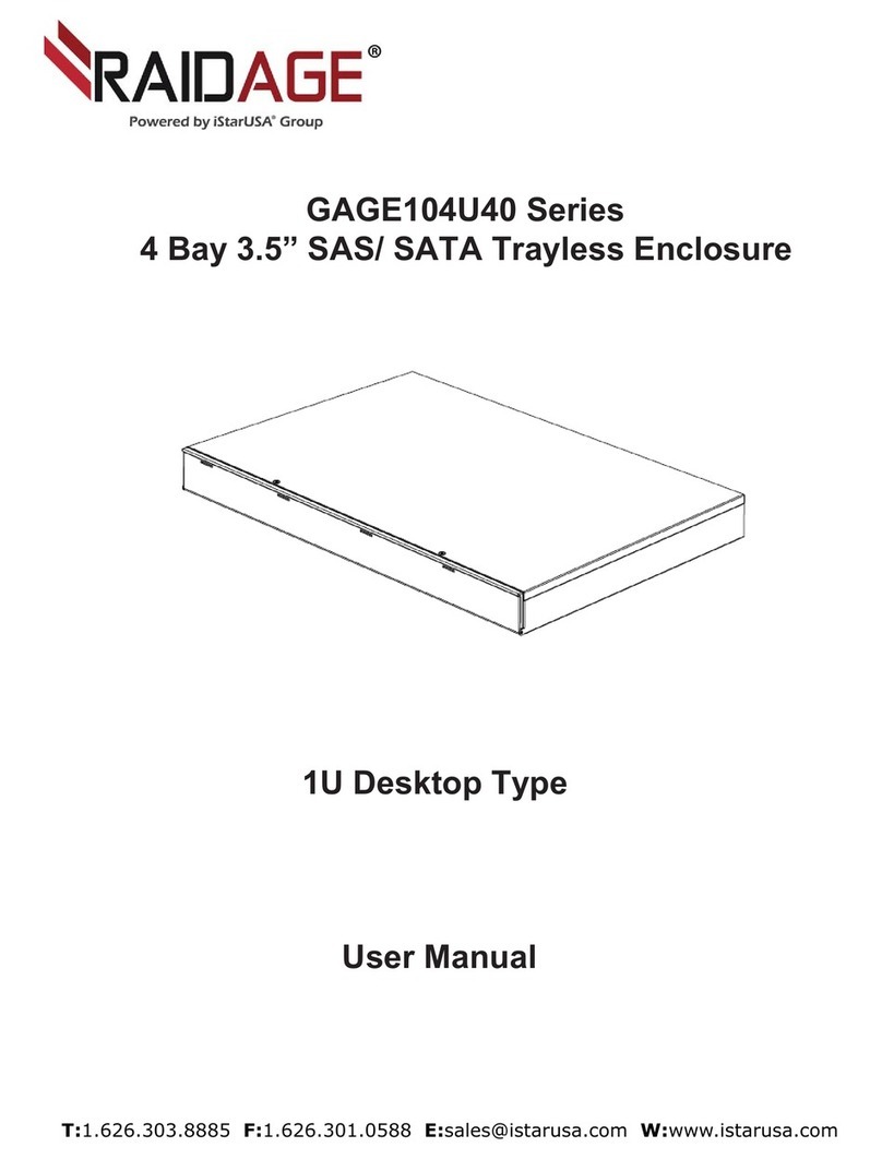 RAIDAGE GAGE104U40 Series user manual