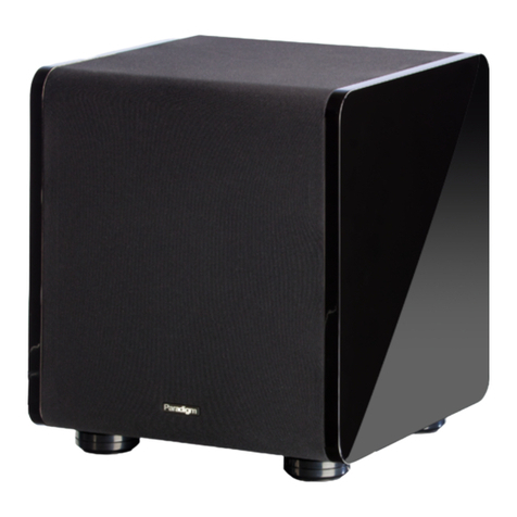 Paradigm Monitor SUB 10 User manual