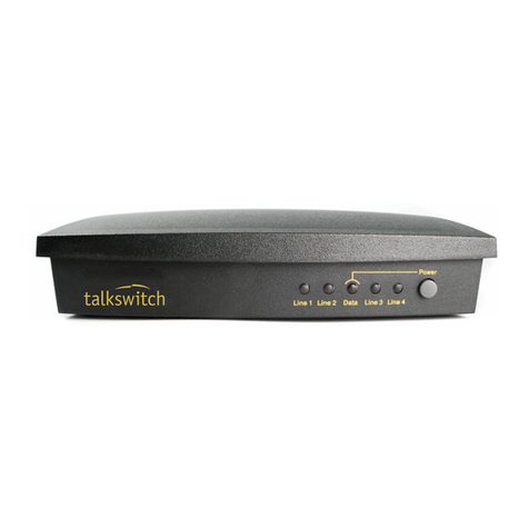 Talkswitch DESKTOP PHONE SYSTEM User manual