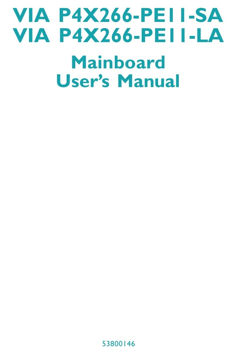 VIA Technologies P4X266-PE11-SA user manual