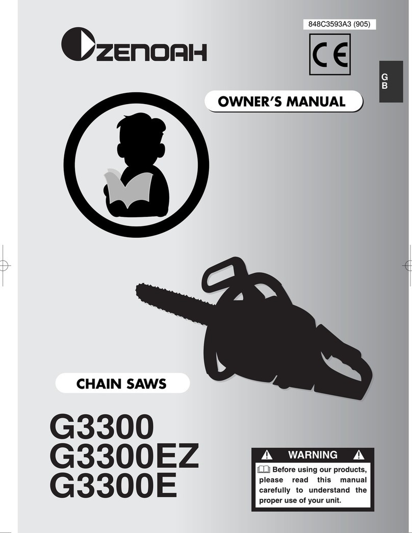 Zenoah G3300 User manual Zenoah G3300 User manual
