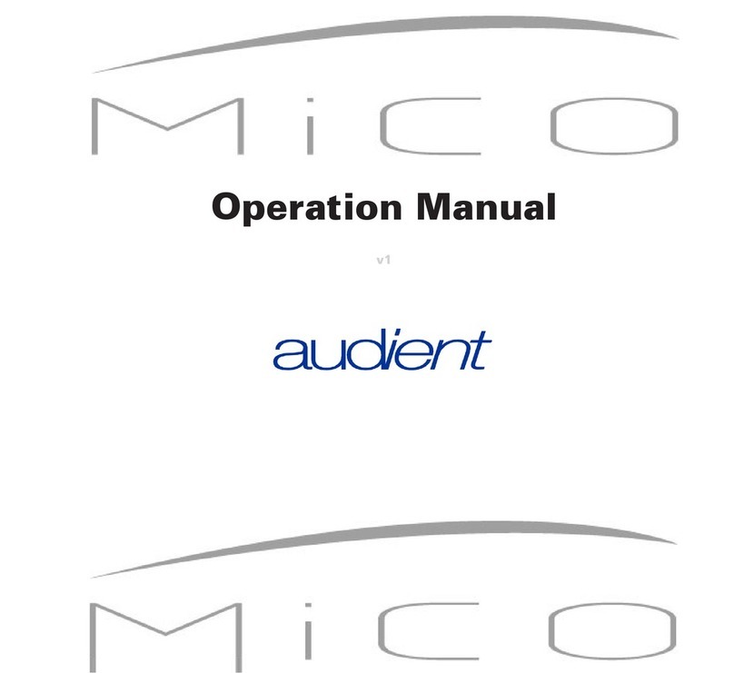MICO audient Operation manual