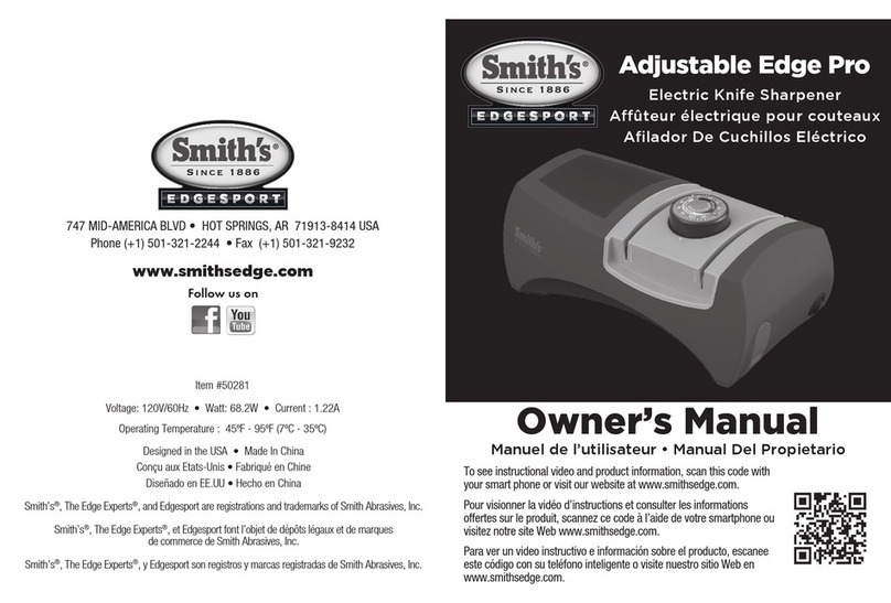 Smith's Heating First Adjustable Edge Pro owner's manual