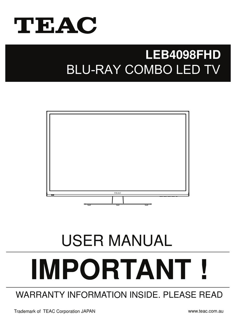 Teac LEB4098FHD User manual Teac LEB4098FHD User manual