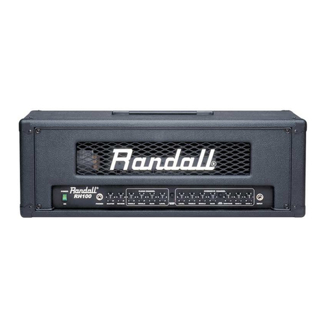 Randall RH100 owner's manual