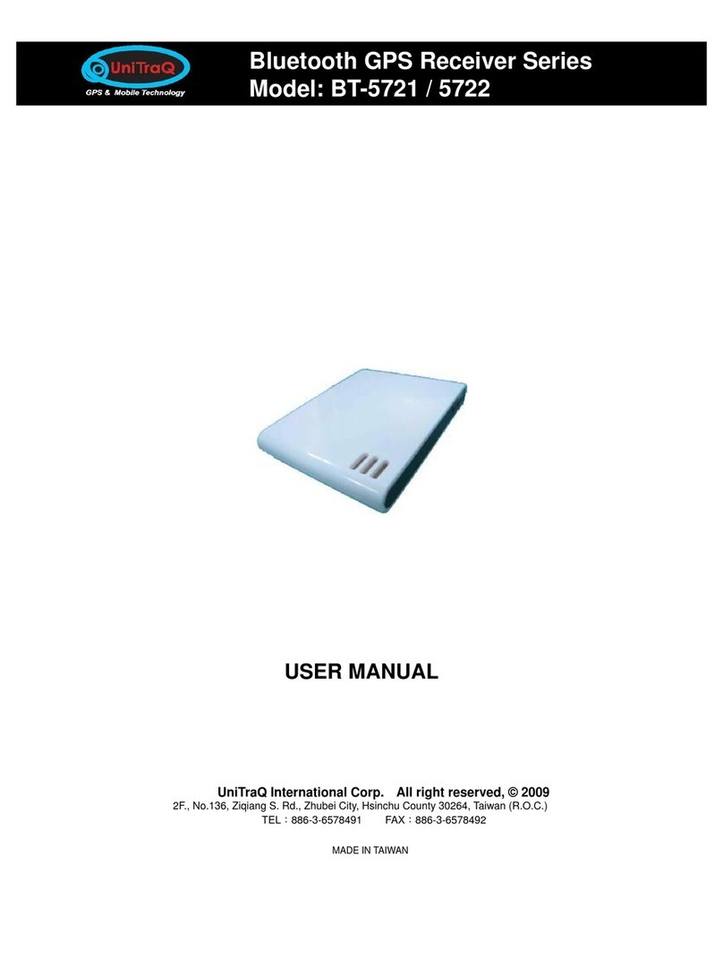 UniTraQ BT-5721 User manual
