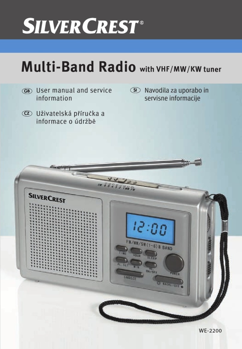 Silvercrest WE-2200 Instruction sheet