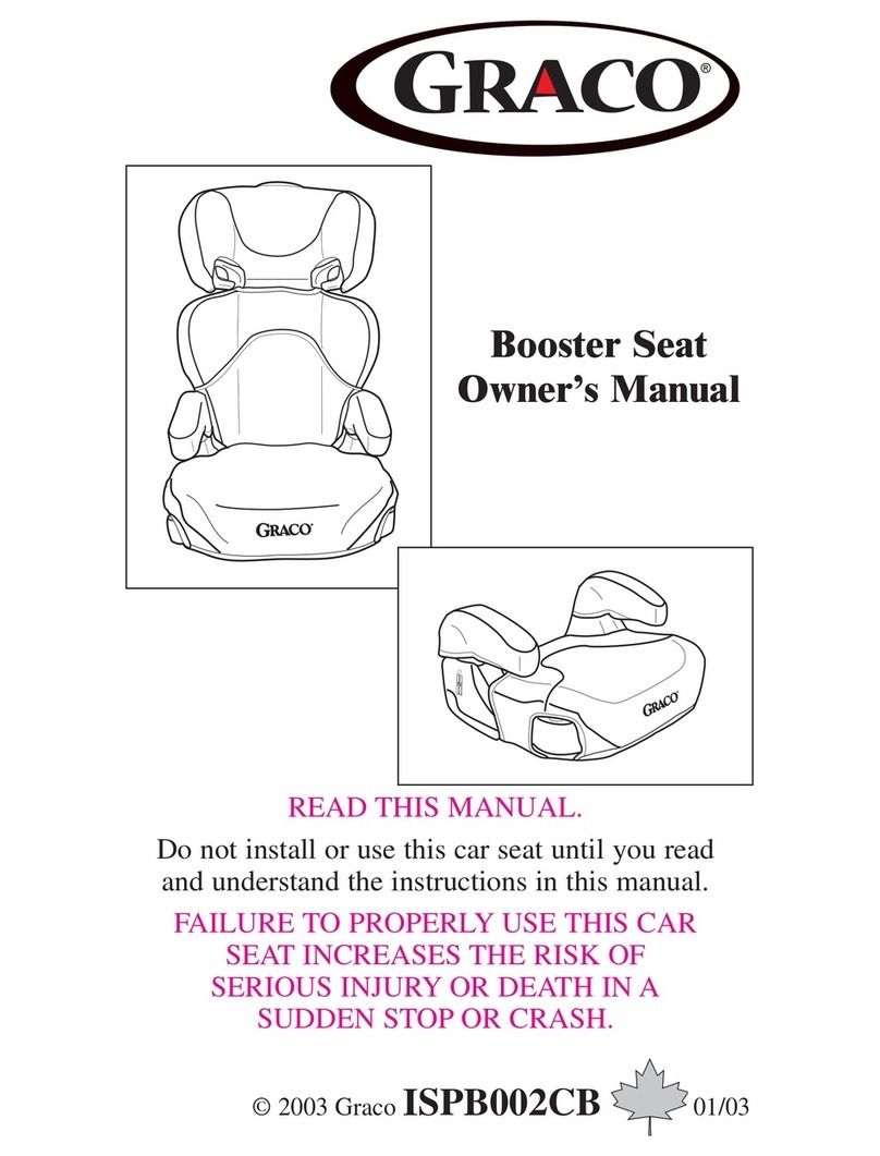 Graco Car Booster Seat owner's manual