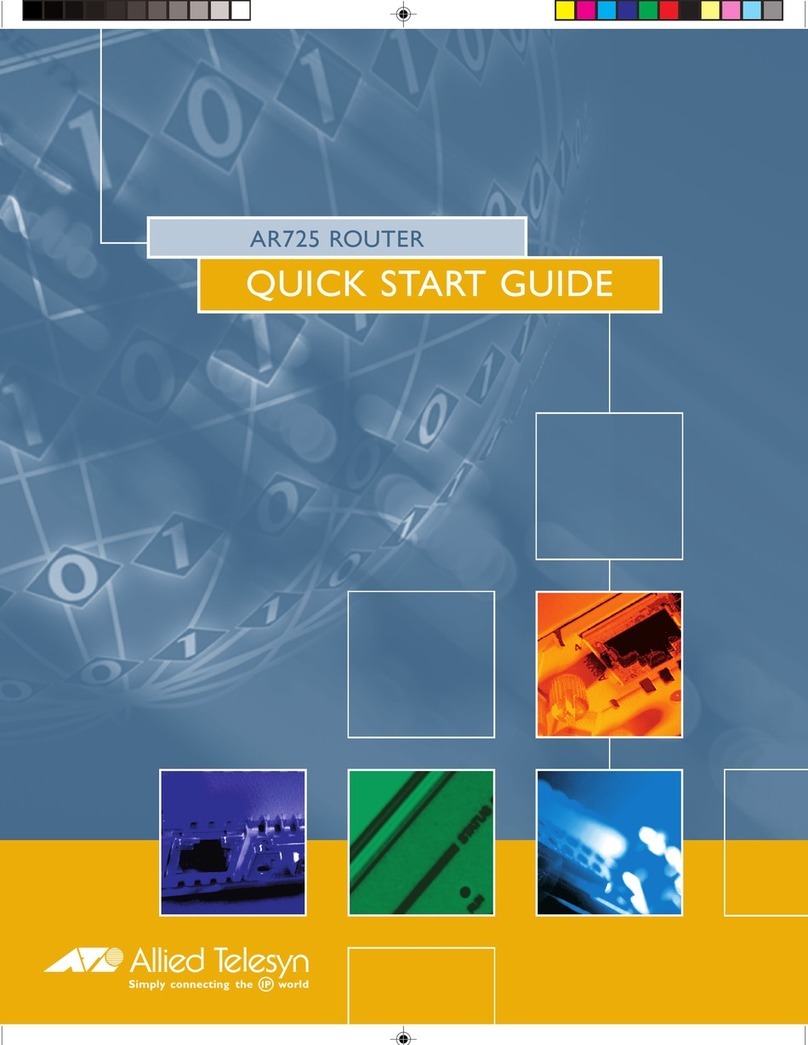 Allied Telesis AR725 quick start guide