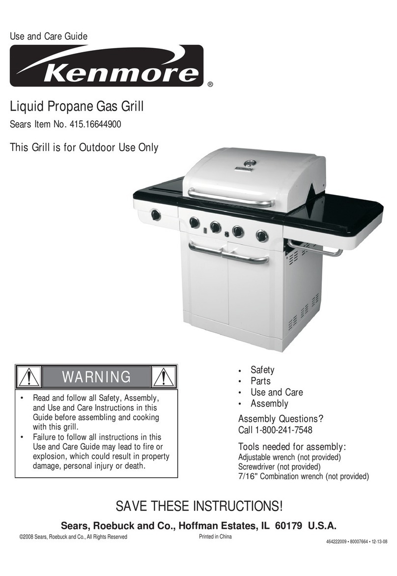Kenmore 415.16644900 Use and care guide