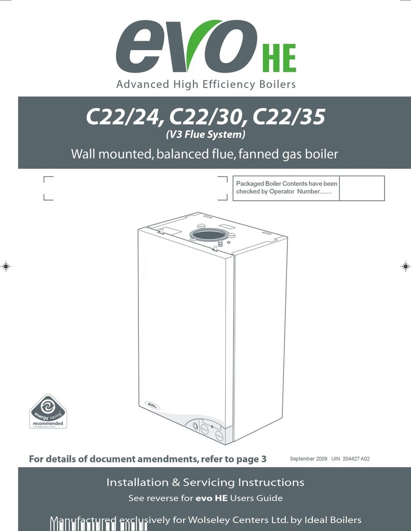 Evo HE C22/24 Installation & servicing instructions