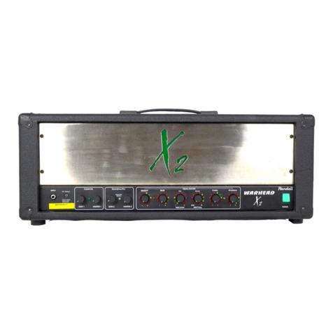Randall X2 User manual