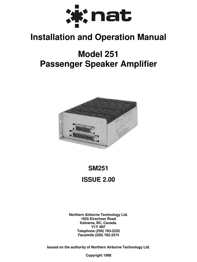 Northern Airborne Technology SM251 Installation and operation manual Northern Airborne Technology SM251 Installation and operation manual