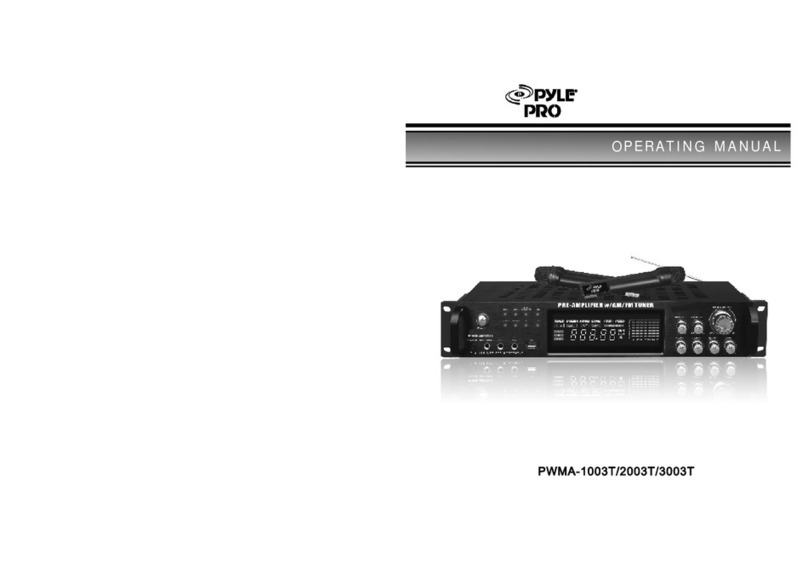 Pyle Pro PWMA-1003T User manual Pyle Pro PWMA-1003T User manual
