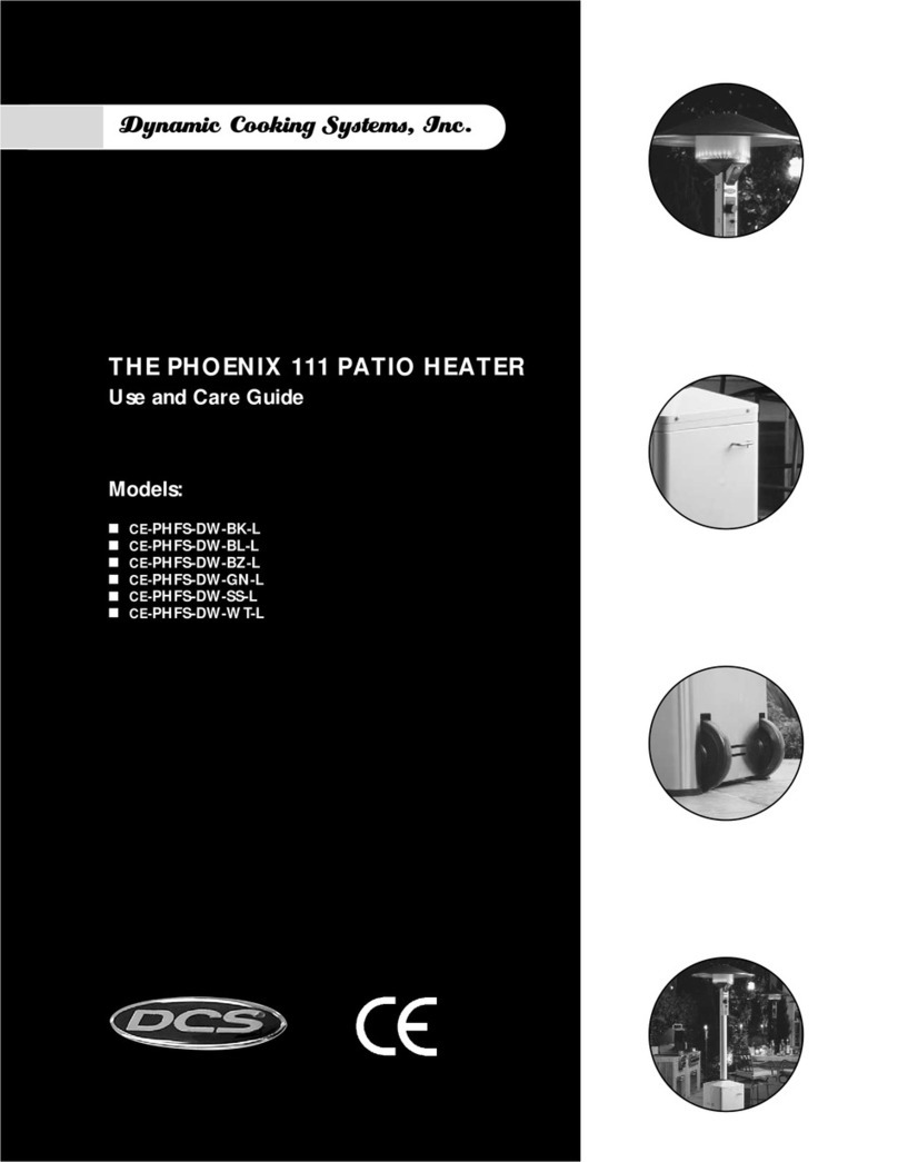 DCS CE-PHFS-DW-BK-L User manual