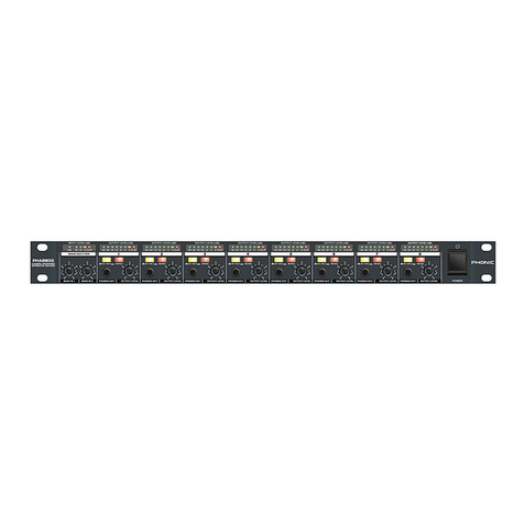 Phonic PHA 8800 user manual