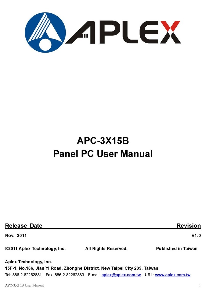 Aplex APC-3X15B user manual