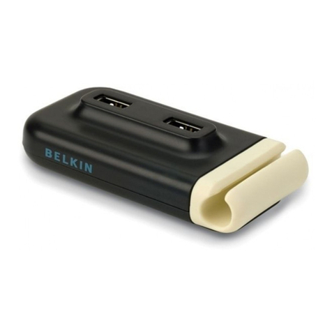 Belkin USB 4-Port Plus Hub User manual Belkin USB 4-Port Plus Hub User manual