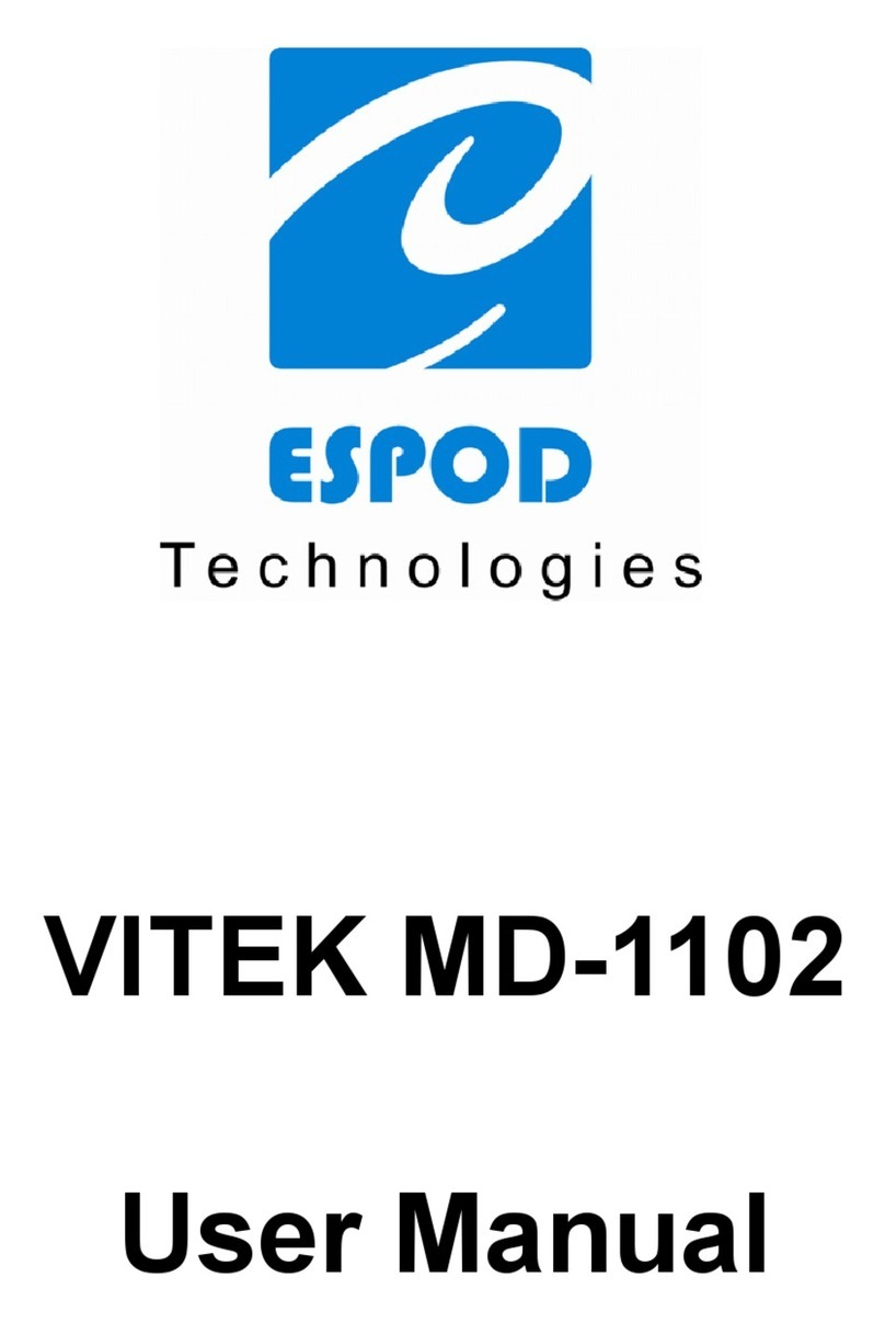 ESPOD VITEK MD-1102 user manual