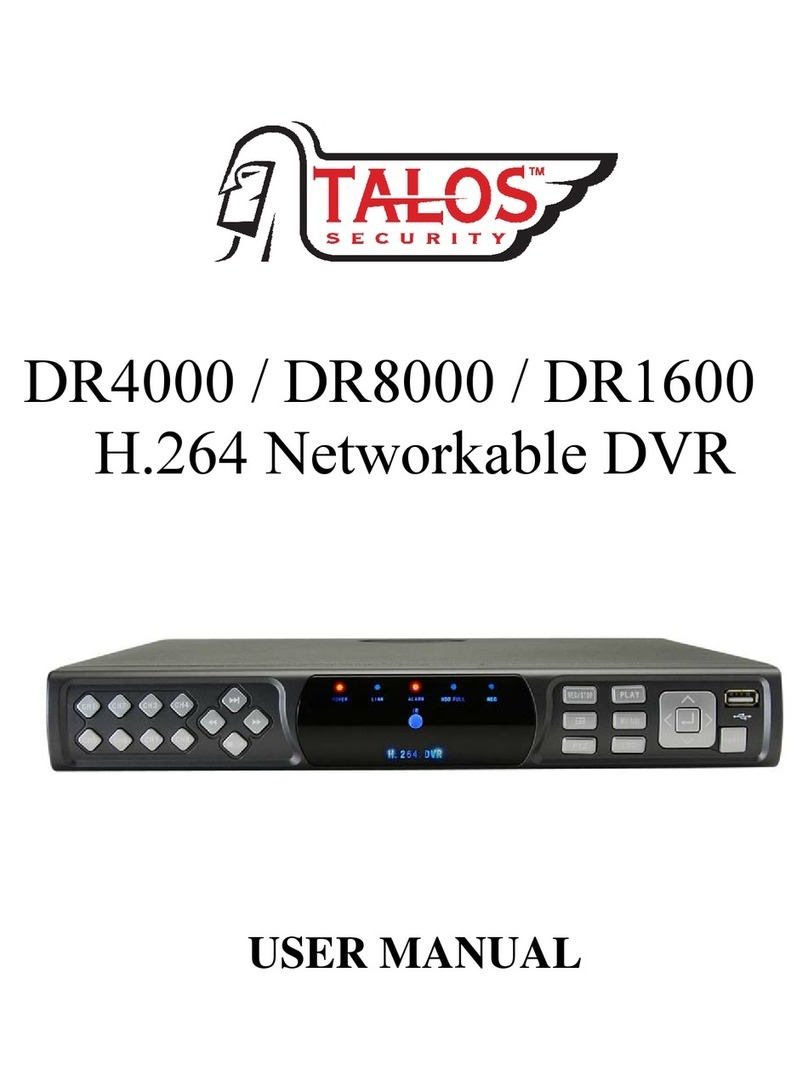 Talos Security DR4000 user manual